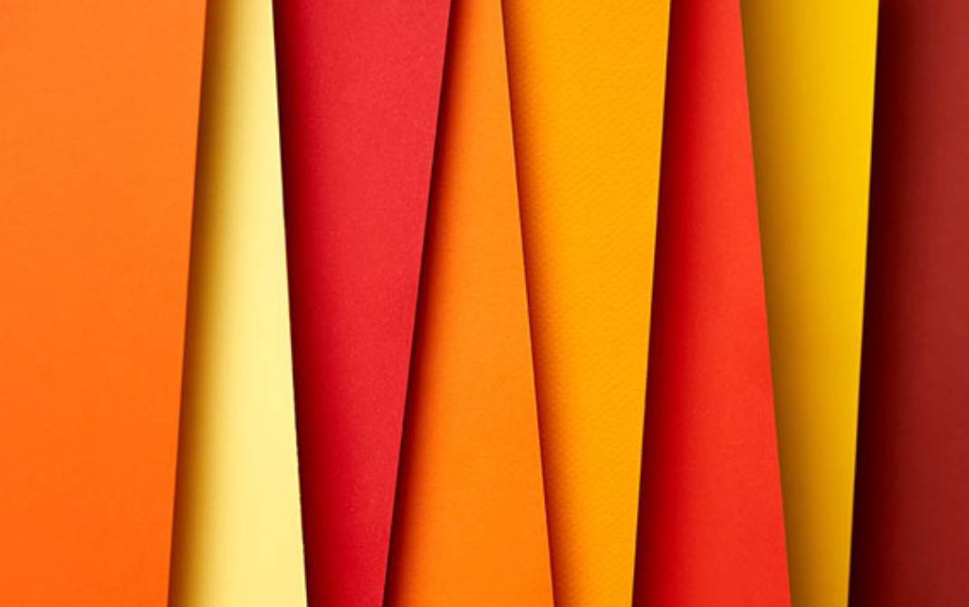 رنگ های گرم: احساسات مثبت و صمیمیت